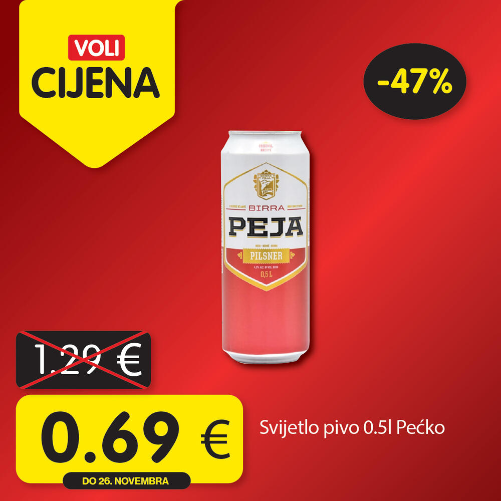 <p><em>Potražite proizvode sa specijalnom oznakom Voli cijena i uštedite vaš kućni budžet.</em></p>