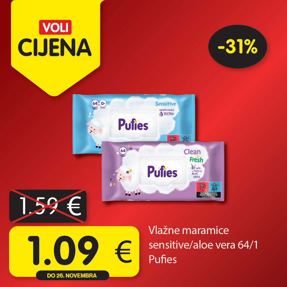 <p><em>Potražite proizvode sa specijalnom oznakom Voli cijena i uštedite vaš kućni budžet.</em></p>