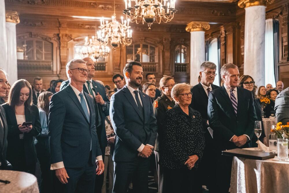 <p>Milatović je govorio u Vašingtonu, na svečanosti povodom 120 godina diplomatskih odnosa Crne Gore i SAD</p>