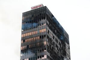 Istraga o požaru u Vjesnikovom soliteru: Uhapšena mlađa osoba