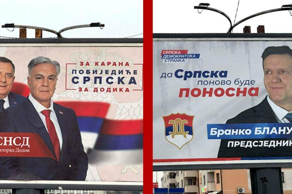 Na izbore u nedjelju izlaze četiri političke partije i dva nezavisna kandidata, a najveća borba očekuje se između Siniše Karana (SNSD-Milorad Dodik) i Branka Blanuše (SDS), Foto: BBC/Slađan Tomić