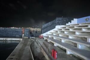 Budva: Izgorio lokal na gradskom bazenu kod Starog grada