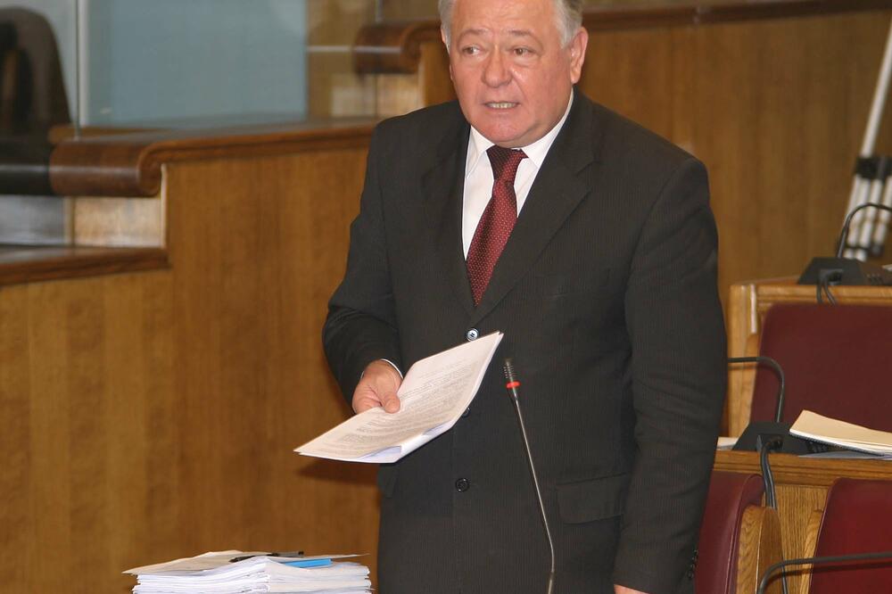 Kaluđerović dok je bio poslanik u Skupštini Crne Gore, Foto: Nenad Mandic
