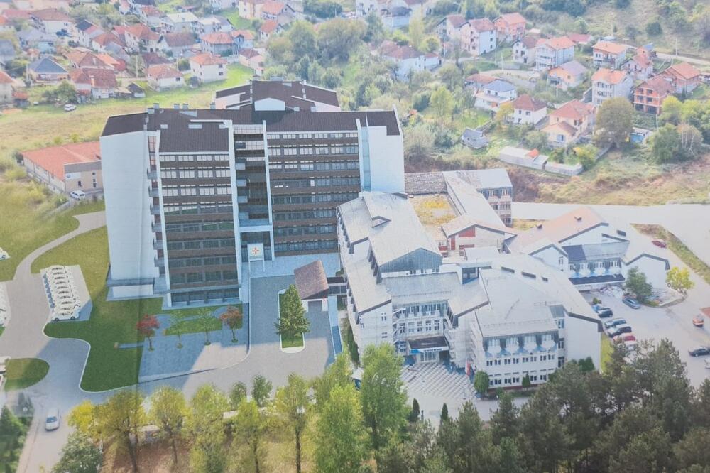 Bolnica Bijelo Polje, planirani izgled, Foto: Bolnica