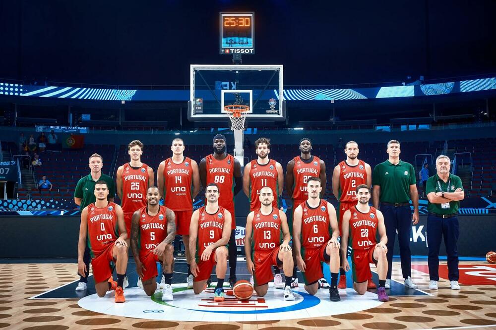 Košarkaška reprezentacija Portugala uoči meča sa Češkom na Evropskom prvevstvu, Foto: FIBA