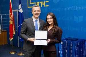 Olga Stanojević najbolja studentkinja Fakulteta za turizam i...