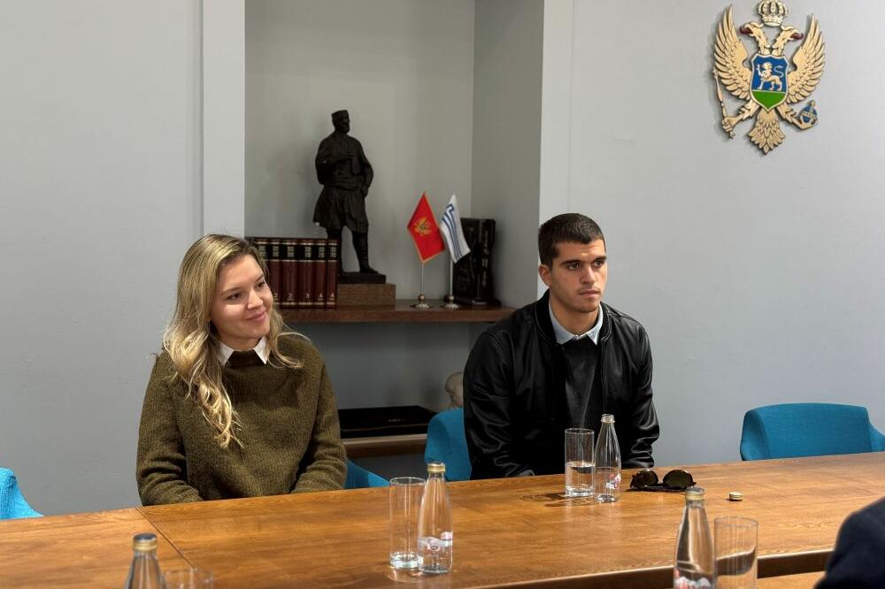 Ivanović na prijemu u Glavnom gradu, Foto: podgorica.me