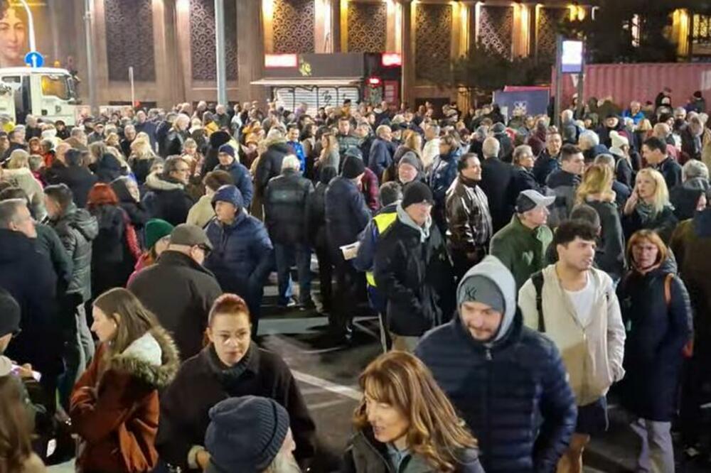 Detalj sa protesta, Foto: Screenshot/Youtube