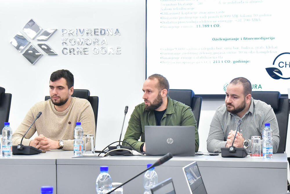 <p>Tokom događaja prezentovani su projekti crnogorskih kompanija iz oblasti resursne efikasnosti i odabrana tri najbolja koja će u junu nareden godine, na okupljanju najboljih energetskih skauta Evrope u Berlinu, biti predstavljeni Saveznom ministarstvu za ekonomiju i zaštitu klime (BMWK) Njemačke koje stoji iza Young Energy Europe</p>