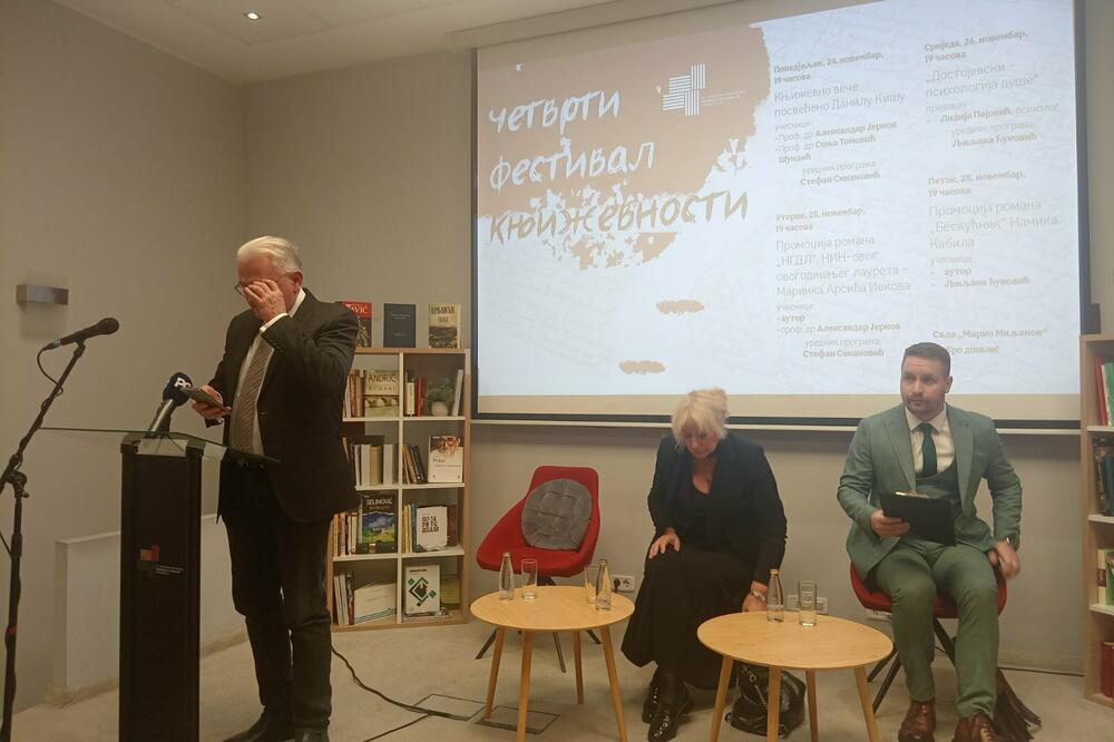 Sa otvaranja Festivala književnosti u Podgorici, Foto: Pavle Savović