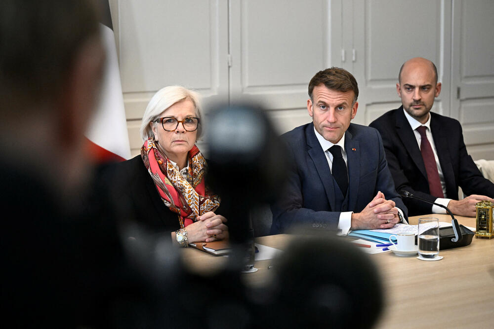 Makron juče nakon onlajn sastanka koalicije voljnih