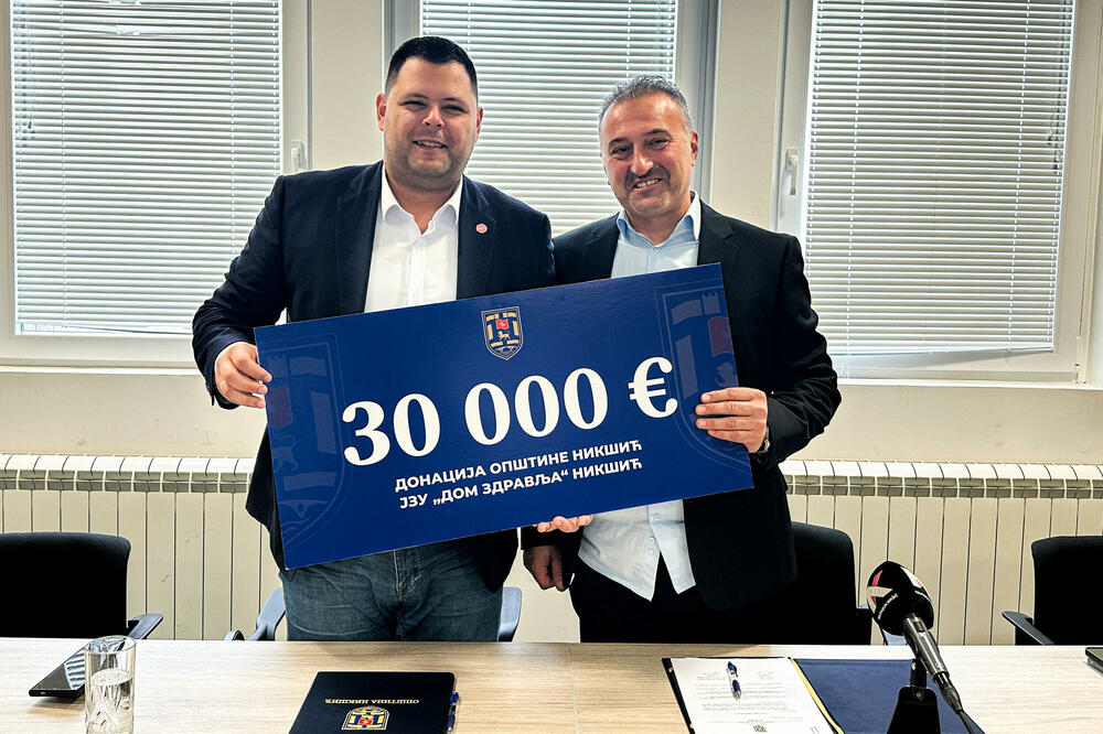 Kovačević i Vušović, Foto: Opština Nikšić