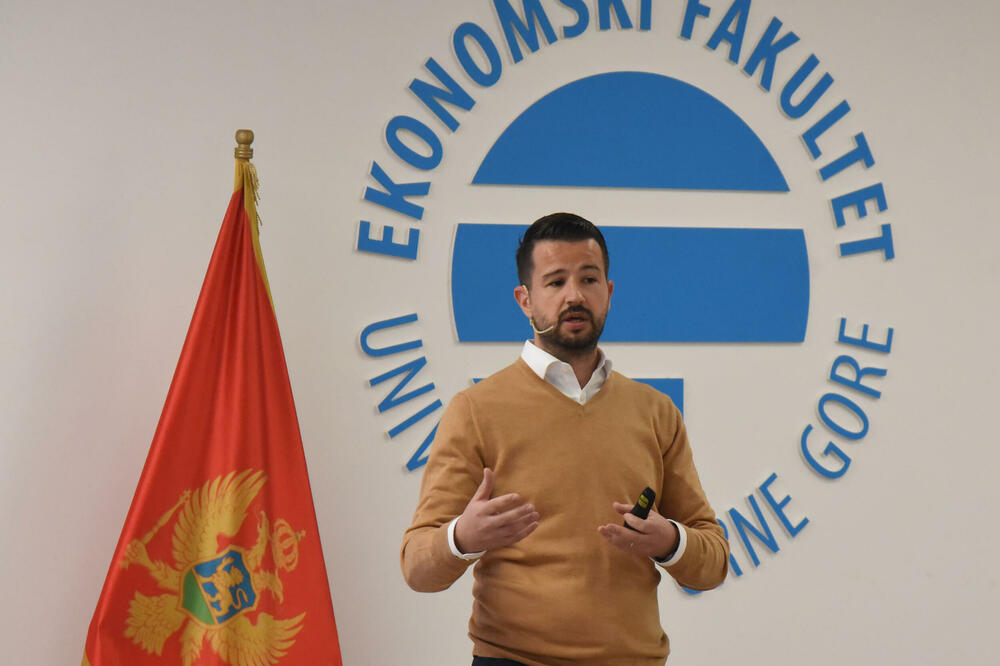 Milatović na Ekonomskom fakultetu, Foto: Luka Zeković