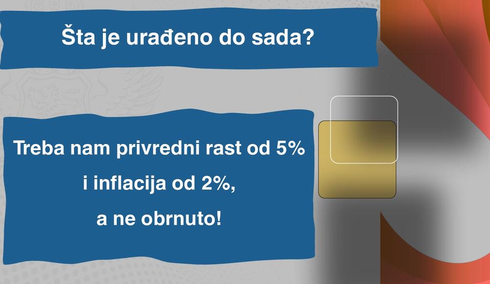 <p>Predsjednik je ukazao i da je nastao vrlo veliki strukturni deficit budžeta, kao i da će ukoliko se ne poveća ekonomski rast biti nužno uvođenje novih poreza za punjenje državne kase</p>