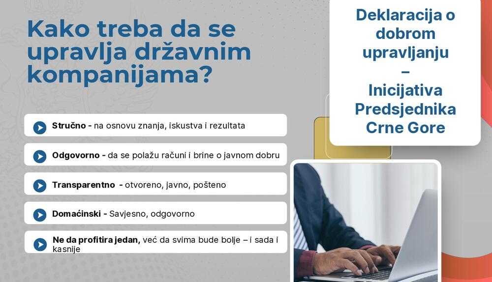 <p>Predsjednik je ukazao i da je nastao vrlo veliki strukturni deficit budžeta, kao i da će ukoliko se ne poveća ekonomski rast biti nužno uvođenje novih poreza za punjenje državne kase</p>
