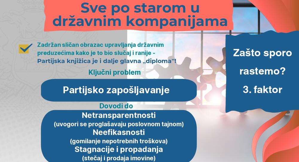 <p>Predsjednik je ukazao i da je nastao vrlo veliki strukturni deficit budžeta, kao i da će ukoliko se ne poveća ekonomski rast biti nužno uvođenje novih poreza za punjenje državne kase</p>