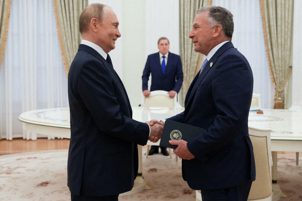 Putin i Vitkof u Moskvi 6. avgusta, Foto: Rojters