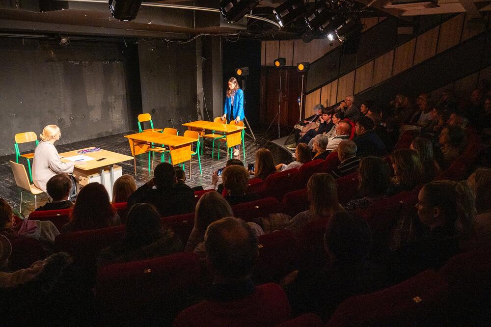 Iz predstave "Gidionov čvor", Foto: Damir Murseljević /KIC Budo Tomović