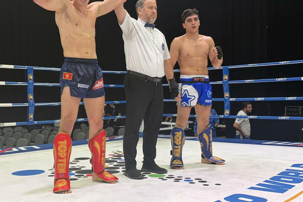 Čeđenović je u Abu Dabiju dokazao da je najveća svjetska klasa, Foto: Kik-boks savez Crne Gore