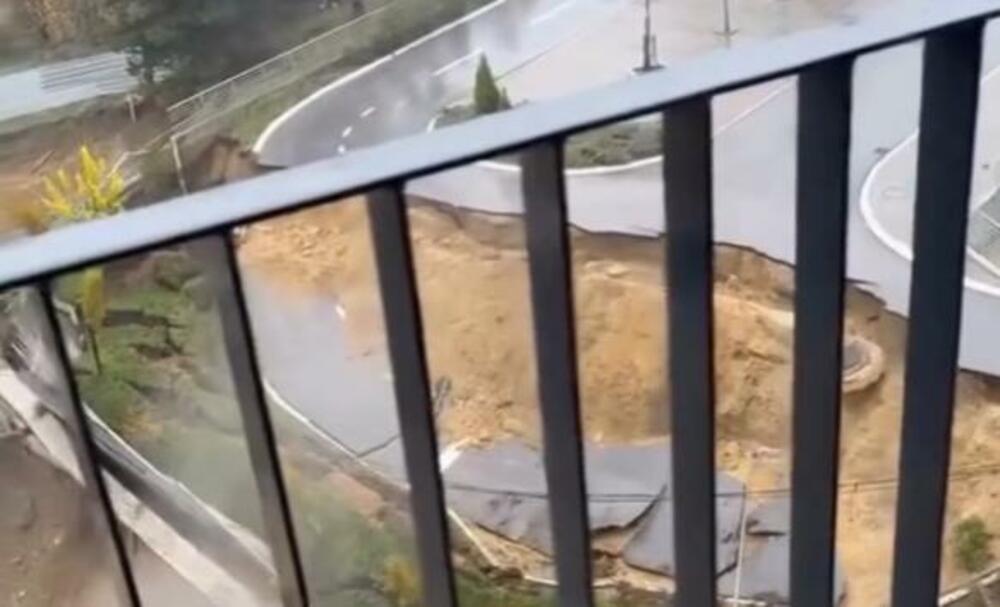 Srbija: Obrušio se dio puta kod Centra izvrsnosti u Kragujevcu