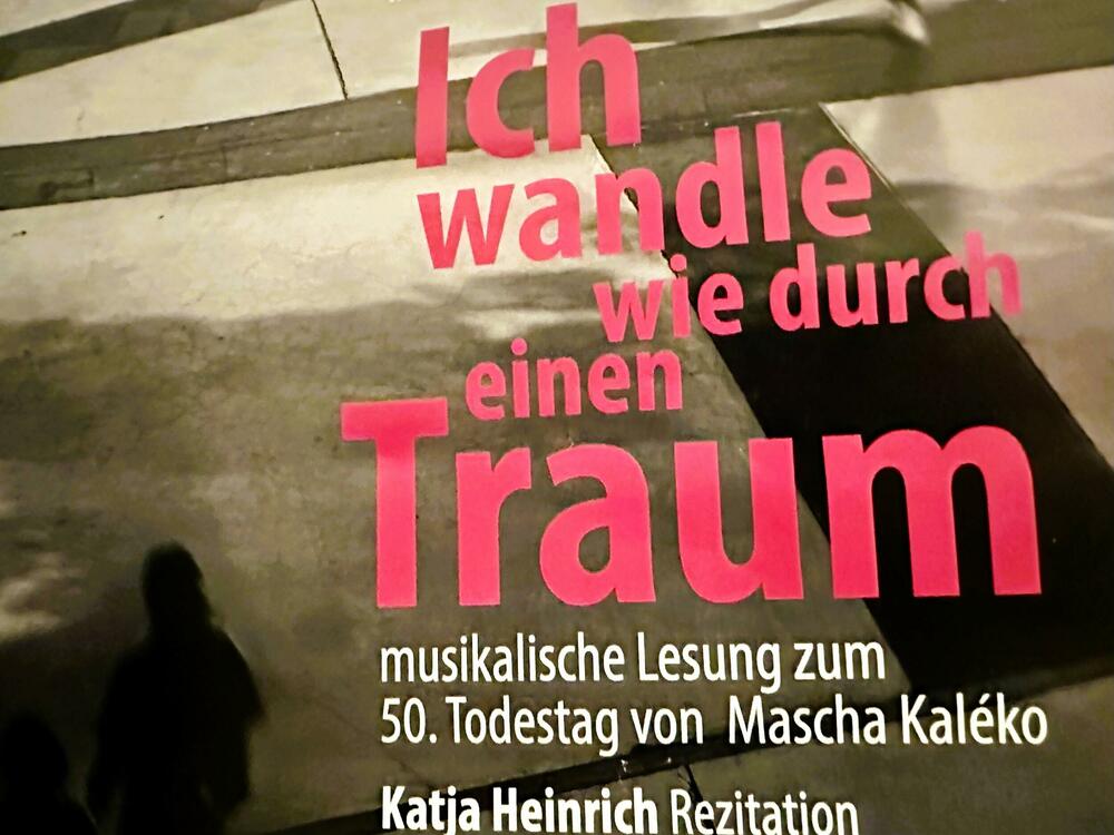 Plakat „Hodam kao u snu“