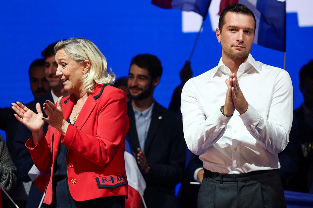 Marin Le Pen i Žordan Badela, Foto: REUTERS