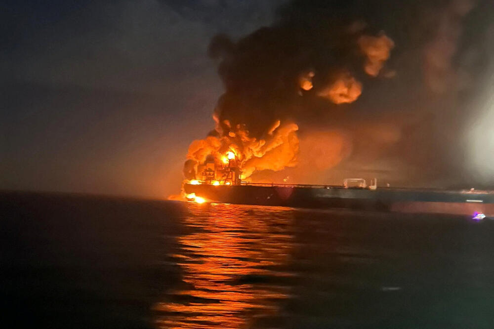 Ruski tanker pogođen na Crnom moru, Foto: REUTERS