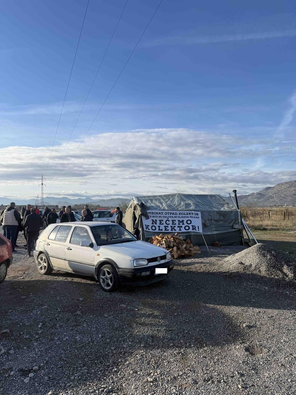 protest Botun, Botun, Botun šator