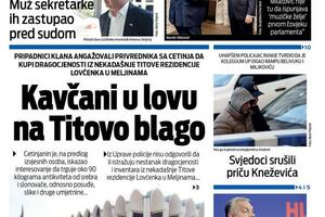 Naslovna strana "Vijesti" za 2. decembar 2025.