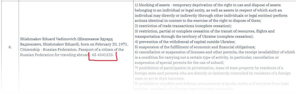 Zvanična objava sankcija ukrajnskih vlasti Šišmakovu