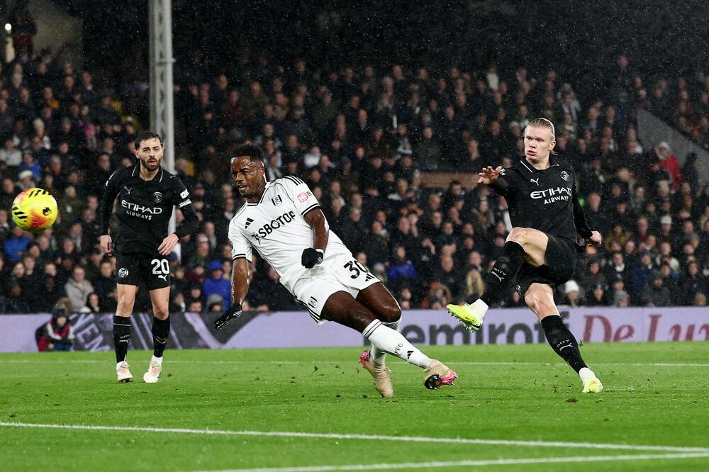 Trenutak za istoriju: Haland postiže 100. gol, Foto: Reuters