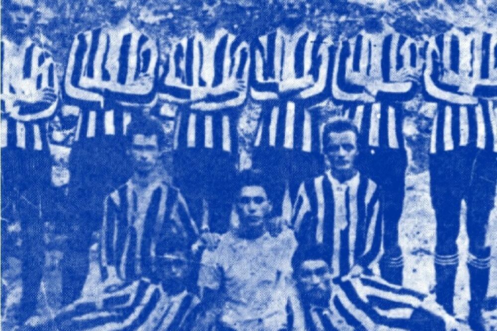 Muslimanski sport klub iz 1924. godine; Preuzeto iz knjige M. A. Raičevića Lijeva obala, Foto: Monografika FKB