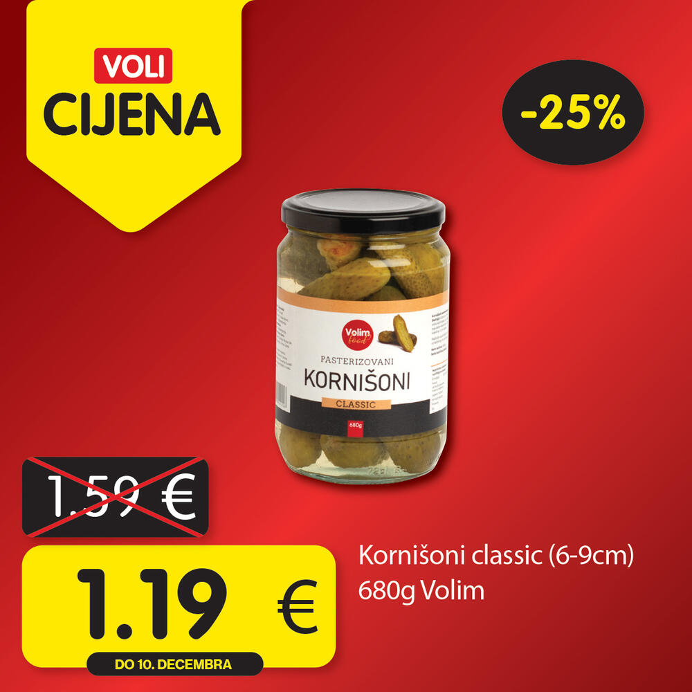 <p><em>Potražite proizvode sa specijalnom oznakom Voli cijena i uštedite vaš kućni budžet.</em></p>