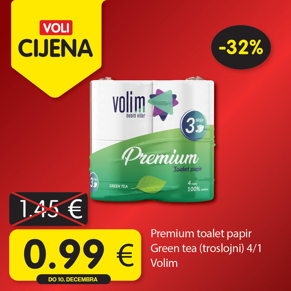 <p><em>Potražite proizvode sa specijalnom oznakom Voli cijena i uštedite vaš kućni budžet.</em></p>