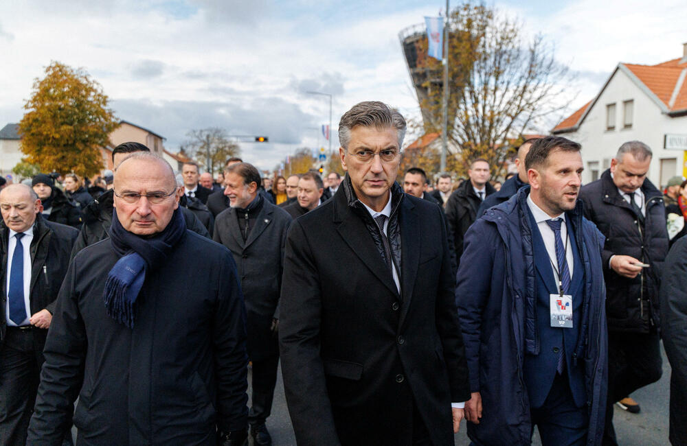 Plenković i ministar spoljnih poslova Gordan Grlić Radman