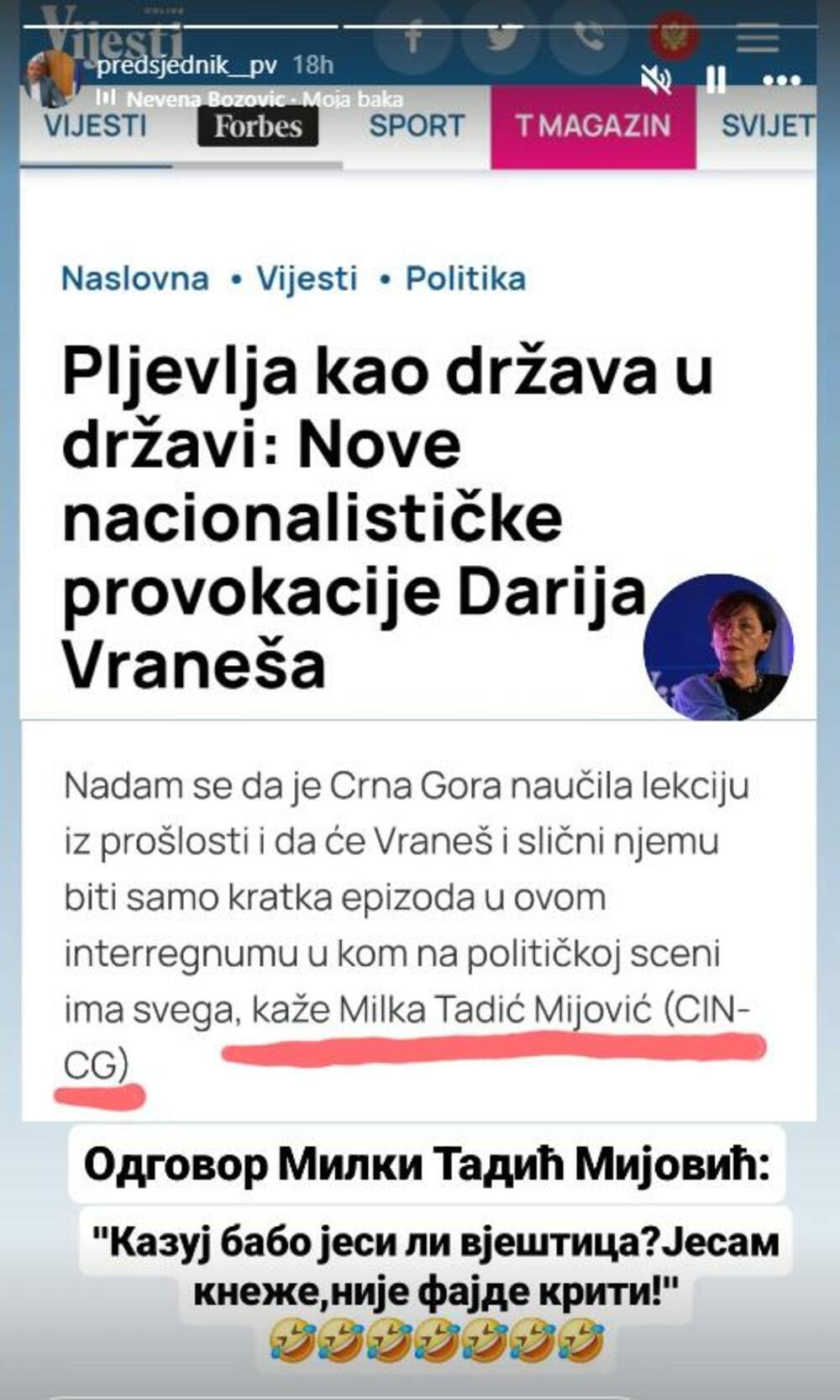 post Dario Vraneš