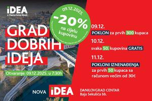 Kupovina koja pogađa pravo u centar: nova IDEA u srcu Danilovgrada