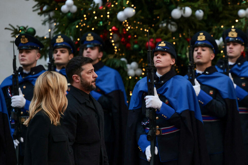 Zelenski juče u Rimu sa Đorđom Meloni
