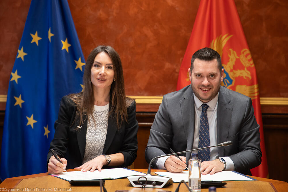 Đuretić i Stanišić, Foto: Skupština Crne Gore