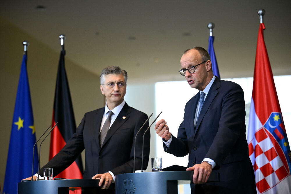 Plenković i Merc, Foto: Reuters