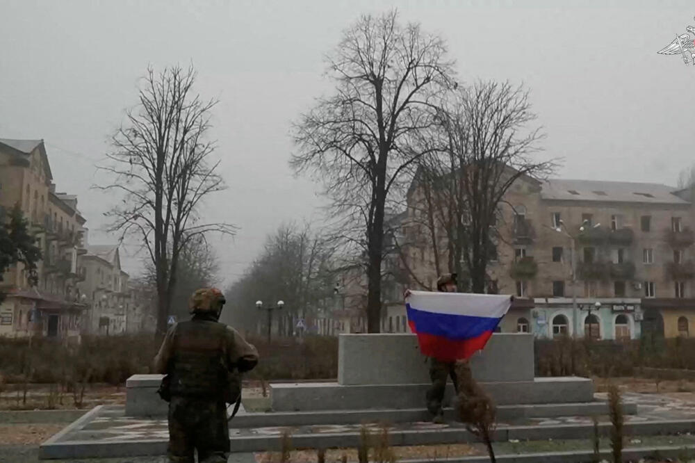 Ruski vojnici u centru Pokrovska (Ilustracija), Foto: REUTERS