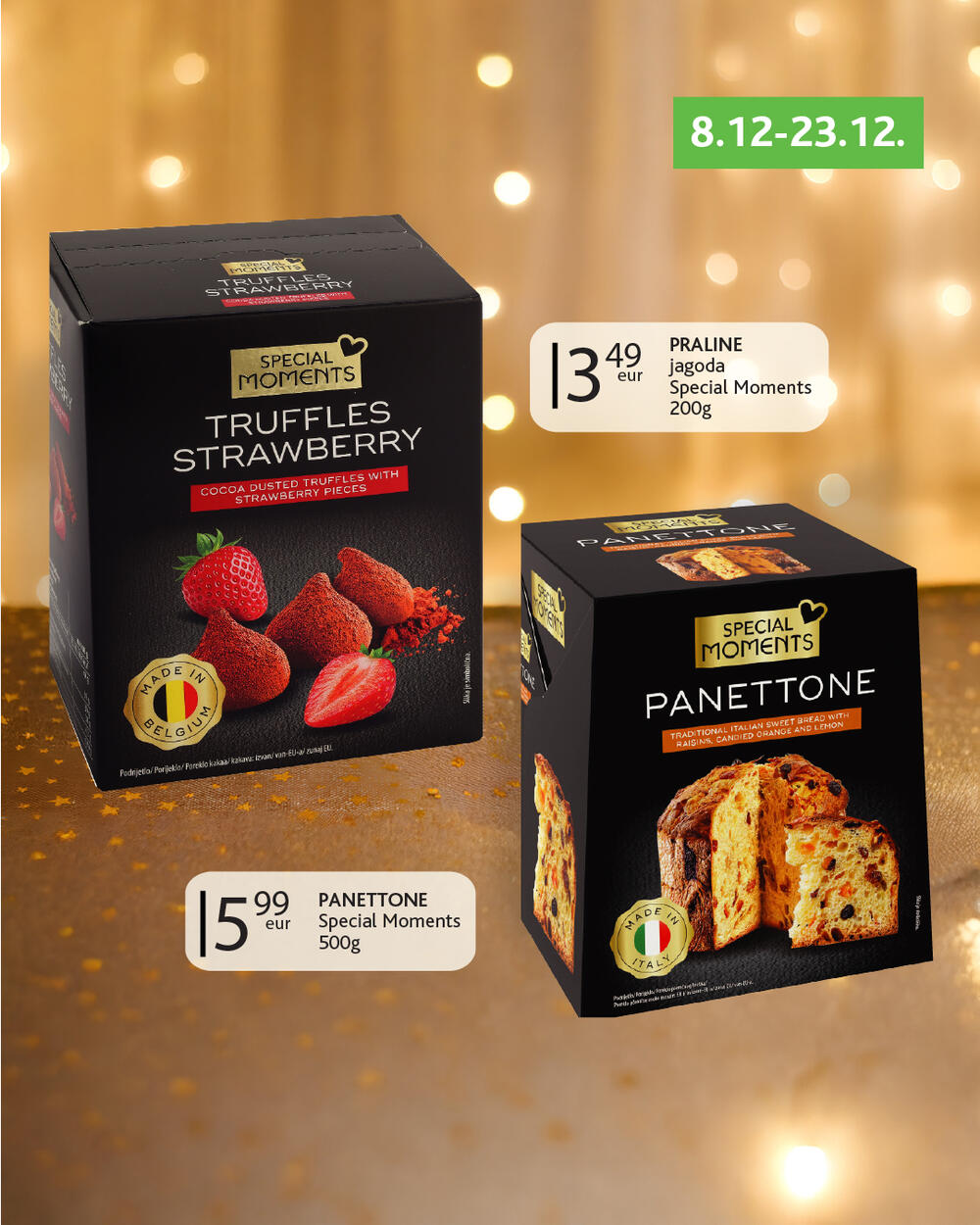 <p>Praznična sezona u IDEA prodavnicama donosi bogatu i pažljivo biranu ponudu pripremljenu za sve koji ovih dana planiraju porodična okupljanja, svečane večere i poklone za najmilije. U toploj prazničnoj atmosferi kupci mogu uživati u raznovrsnim proizvodima, sezonskim popustima i novogodišnjim specijalima, uz lako i inspirativno planiranje prazničnih trenutaka.</p>
