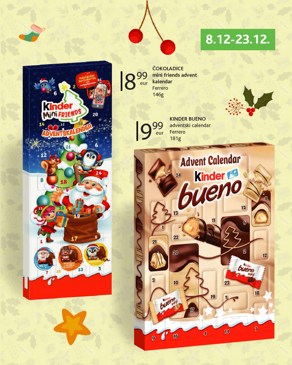 <p>Praznična sezona u IDEA prodavnicama donosi bogatu i pažljivo biranu ponudu pripremljenu za sve koji ovih dana planiraju porodična okupljanja, svečane večere i poklone za najmilije. U toploj prazničnoj atmosferi kupci mogu uživati u raznovrsnim proizvodima, sezonskim popustima i novogodišnjim specijalima, uz lako i inspirativno planiranje prazničnih trenutaka.</p>