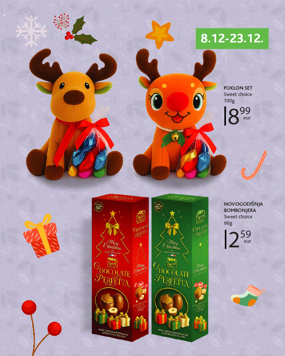 <p>Praznična sezona u IDEA prodavnicama donosi bogatu i pažljivo biranu ponudu pripremljenu za sve koji ovih dana planiraju porodična okupljanja, svečane večere i poklone za najmilije. U toploj prazničnoj atmosferi kupci mogu uživati u raznovrsnim proizvodima, sezonskim popustima i novogodišnjim specijalima, uz lako i inspirativno planiranje prazničnih trenutaka.</p>