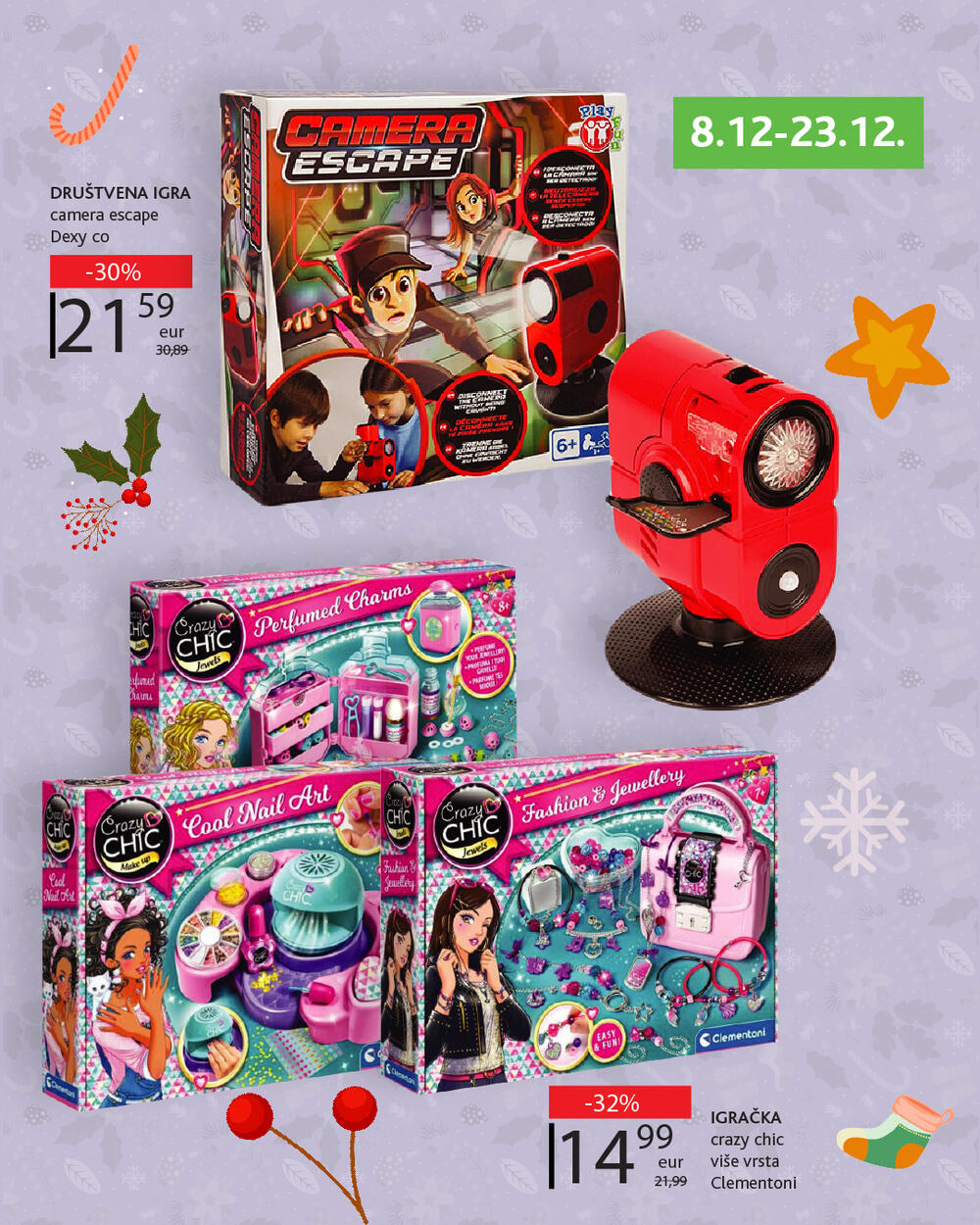 <p>Praznična sezona u IDEA prodavnicama donosi bogatu i pažljivo biranu ponudu pripremljenu za sve koji ovih dana planiraju porodična okupljanja, svečane večere i poklone za najmilije. U toploj prazničnoj atmosferi kupci mogu uživati u raznovrsnim proizvodima, sezonskim popustima i novogodišnjim specijalima, uz lako i inspirativno planiranje prazničnih trenutaka.</p>