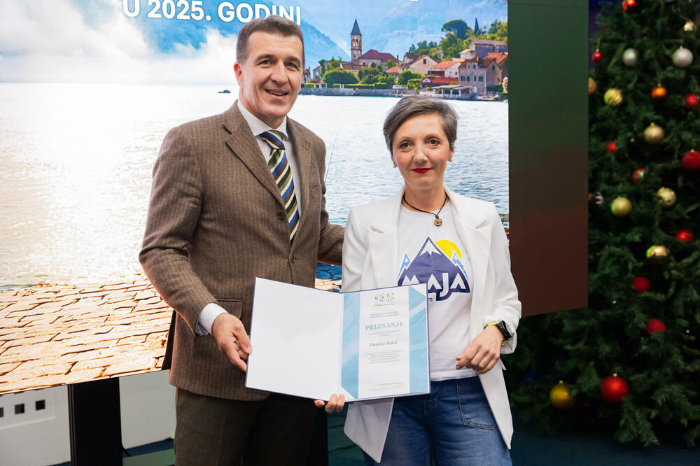 Dodjela priznanja Damiri Kalač, Foto: NTOCG