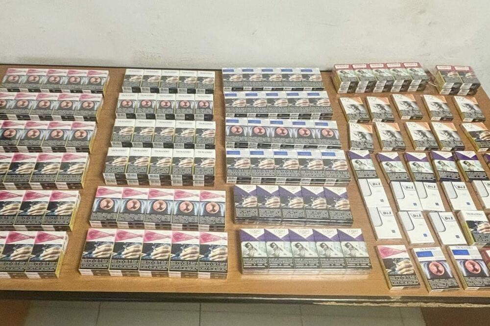 Pronađene cigarete, Foto: Uprava policije