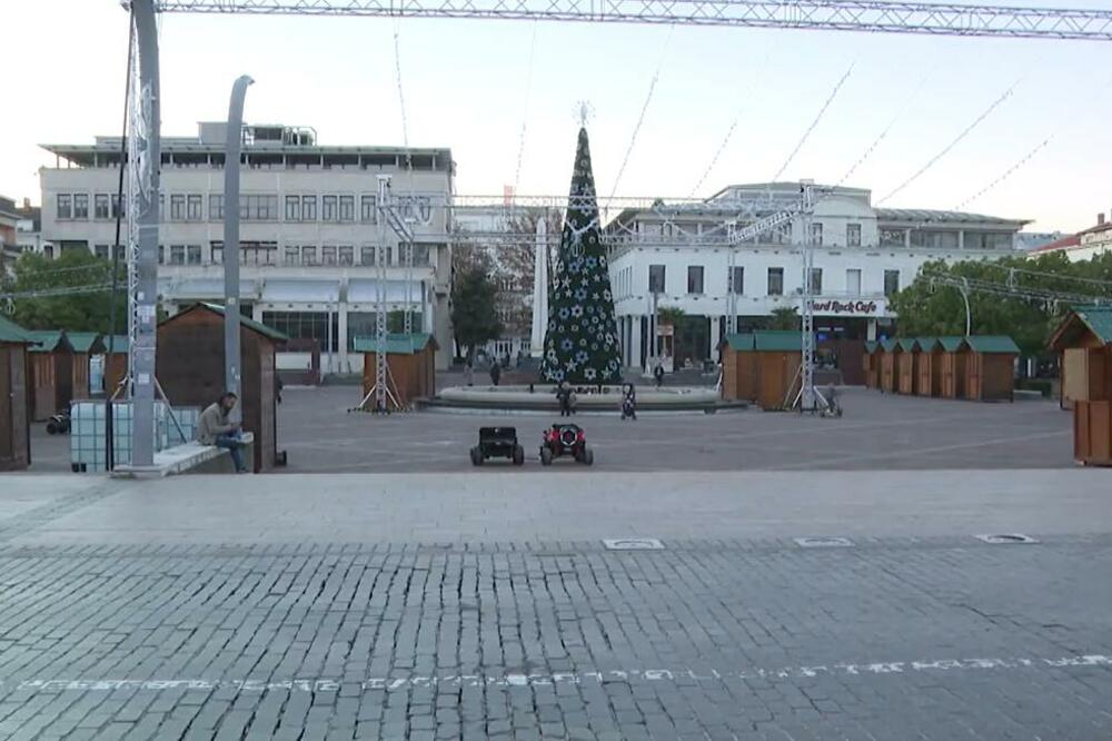 Detalj sa Trga nezavisnosti, Foto: Screenshot/TV Vijesti