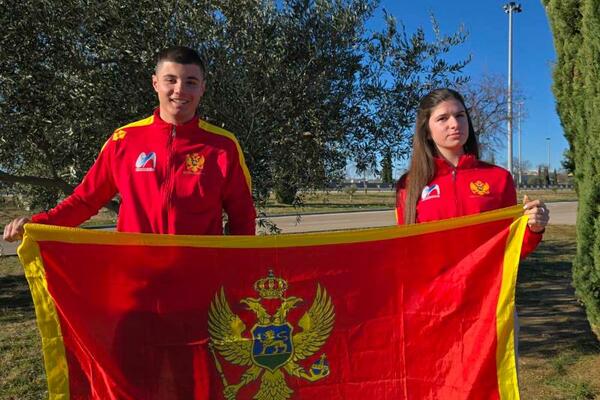 Anastasija i Petar skijaće na Evropskom univerzitetskom prvenstvu