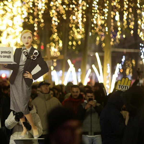 Rumunija: Protest zbog političkog upliva i korupcije u pravosuđu,...